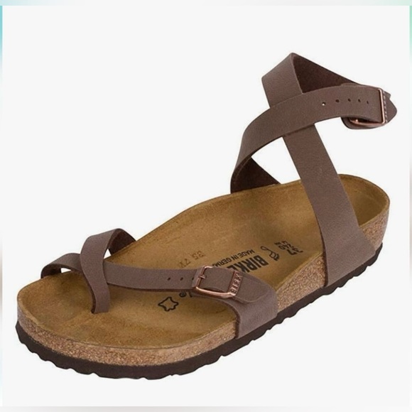 Birkenstock Yara Oiled Leather Sandal Womens Size 40 (9) - Picture 1 of 8